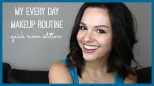my every day makeup routine quick mom