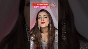 college freshers party makeup tutorial