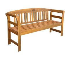 vidaxl solid acacia wood garden bench