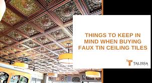 Faux Tin Ceiling Tiles