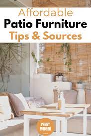 Affordable Patio Furniture Styling