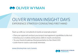 Another BIG Announcement  NEW Consulting Case Interview    Graduate senior consultant with a job at Oliver Wyman