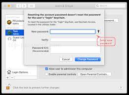 change other user pword on mac os x