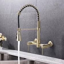 Kitchen Faucet Brushed Gold