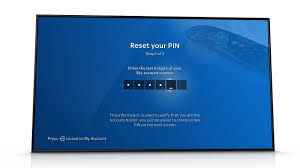 reset your pin on sky q sky help