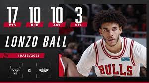 Lonzo Ball goes for 17 PTS, 10 REB, 10 ...