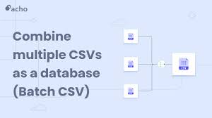 how to combine multiple csv files into