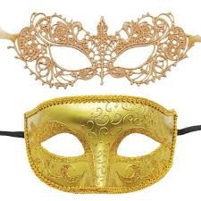 famure masquerade masks for couple