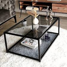 Unbreakable Glass Coffee Table With