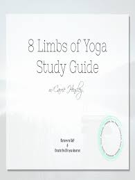 eight limbs of yoga study guide fill