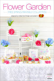 Flower Garden Jelly Bean Bar Free Printables Soiree Event Design