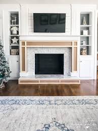 DIY Fireplace Mantel and Surround Jenna Kate at Home