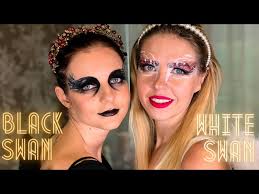 black and white swan makeup tutorial