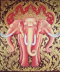 Stunning Erawan Elephant Painting For