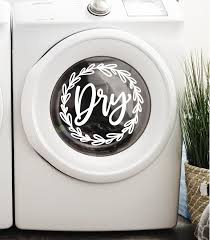 Dry Decals Laundry Room Decals Washer