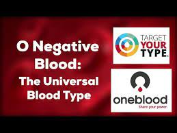 blood type o negative you