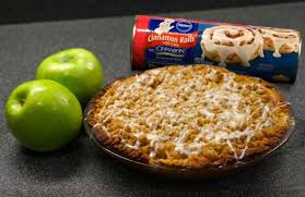 apple pie with cinnamon roll crust we