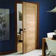interior bedroom entry modern teak wood