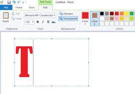 Change Color Of Font In Ms Paint