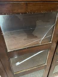 vine antique wood pie safe cabinet