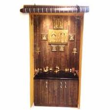 modern pooja cabinet