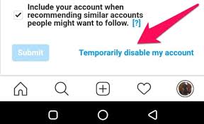 The disable option isn't available on the mobile app, so you will need to open your account on a browser on your smartphone. How To Deactivate Instagram Account On Android And Ios