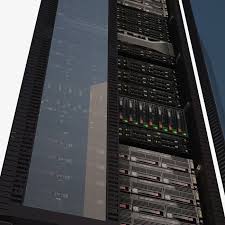 dell computer server rack 3d model 79