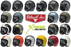 Biltwell Bonanza Helmet 3 4 Open Face Motorcycle Dot Fury