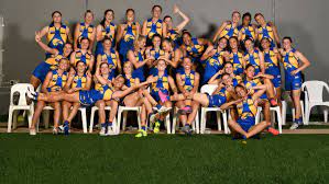 West coast eagles soar to new heights and remember not to look down. West Coast Eagles Aflw 2021