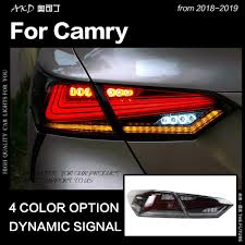Us 269 8 29 Off Car Styling For Toyota Camry Tail Light 2018 New Camry Xv60 Led Tail Lamp Led Stop Drl Rear Lamp Dynamic Turn Signal Reverse In Car