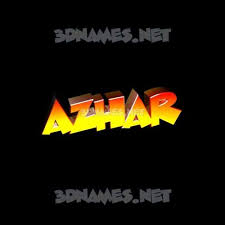 azhar name wallpaper free