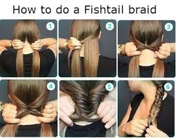 How to make a fishtail braid. How To Do A Fishtail Braid Image Tutorial Fash Circle Fish Tail Braid Braiding Your Own Hair Hair Tutorial