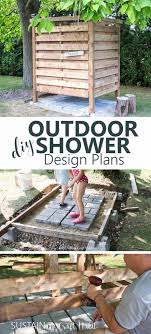 Easy Diy Outdoor Shower Enclosure Plans