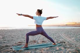 why yoga on the beach is so good for