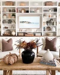 25 farmhouse living room shelves to