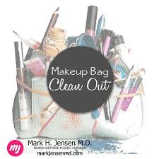 spring cleaning your makeup bag mark