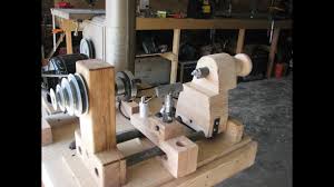 build a lathe out of bicycle parts and