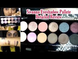 sivanna eyeshadow palette review
