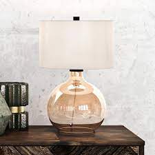 Laelia Table Lamp In Er Glass Gold