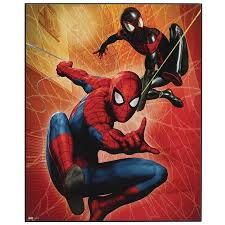 Spider Man Jumping 16in Wood Wall Art