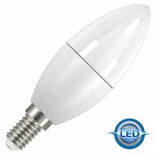 Powersave Led 6w 40w E14 Ses Candle Energy Saving Light Bulb