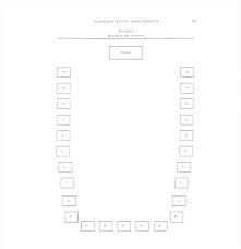U Shaped Classroom Seating Chart Template Www