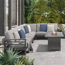 Palermo Sectional Set With Sunbrella Fabric