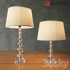 A wide variety of pottery barn lighting options are available to you 3d Models Table Lamp Pottery Barn Stacked Crystal Table Amp Bedside Lamp