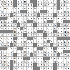 la times crossword 19 nov 23 sunday