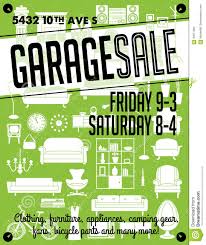 Garage Sale Poster Stock Vector Illustration Of Cleaning
