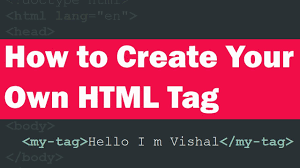 how to create your own html you