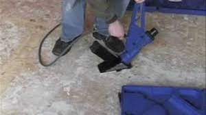 how to use a flooring nailer you
