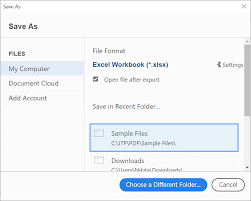 how to convert pdf to excel javatpoint