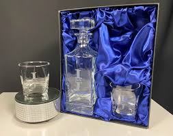 Whiskey Decanter Two Glass Set